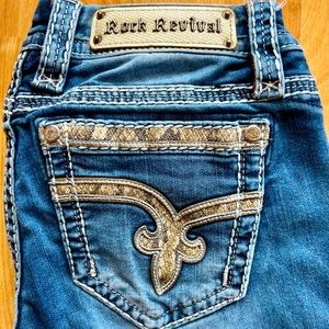 Rock Revival Nancy Straight Jean ~ 28